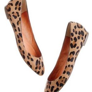 Madewell The Sidewalk Skimmer in Leopard